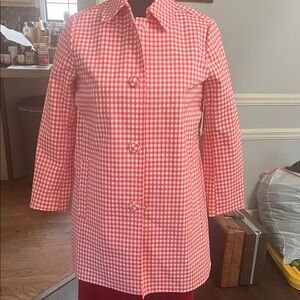 Rafaella Red Gingham Women's Coat